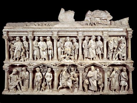 Sarcophagus of Iunius Bassus: An Intricate Dance of Myth and Mortality!