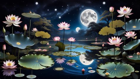  The Blue Lotus Pond! Ein surrealistisches Meisterwerk von Intu Chutakul